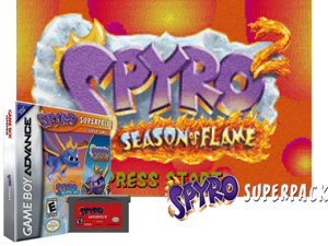 2 Games in 1 - Spyro - Season of Ice + Spyro 2 - Season of Flame(US) Cover
