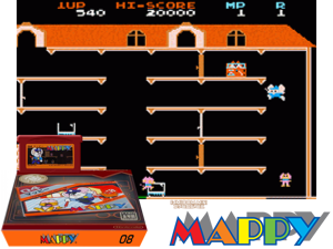 Famicom Mini Vol. 08 - Mappy(JP) Cover