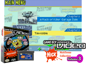 Game Boy Advance Video - Nicktoons - Volume 3(US) Cover