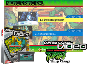 Game Boy Advance Video - Teenage Mutant Ninja Turtles - Le Demenagement(FR) Cover