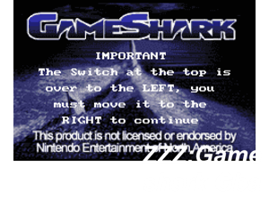 GameShark GBA(US) Cover