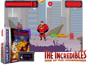 Incredibles, The - Rise of the Underminer(EU) Cover
