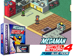 Megaman Battle Network 4 - Blue Moon(EU) Cover