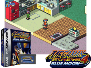 Megaman Battle Network 4 - Blue Moon(US) Cover