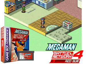 Megaman Battle Network 4 - Red Sun(EU) Cover