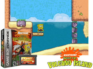 Nicktoons - Battle for Volcano Island(US) Cover