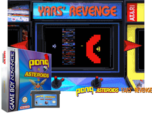 Pong - Asteroids - Yars' Revenge(EU) Cover