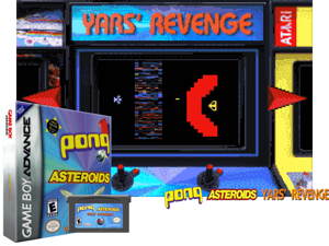Pong - Asteroids - Yars' Revenge(US) Cover