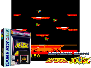 Arcade Hits - Joust & Defender (USA, Europe) (GB Compatible) Cover