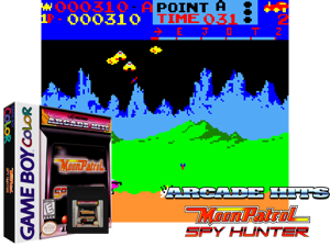 Arcade Hits - Moon Patrol & Spy Hunter (USA, Europe) (GB Compatible) Cover