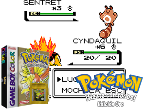 Pokemon - Edicion Oro (Spain) (SGB Enhanced) (GB Compatible) Cover