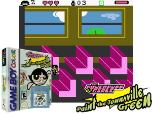 Game Thumbnail - Powerpuff Girls, The - Paint the Townsville Green (USA) (Rev A)