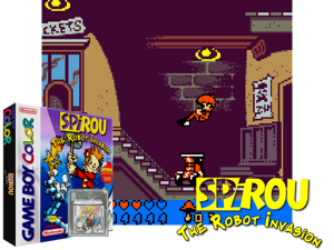 Spirou Robbedoes - The Robot Invasion (Europe) (En,Fr,De,Es,It,Nl,Da) Cover