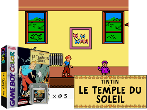 Tintin - Prisoners of the Sun (Europe) (En,Fr,De) Cover
