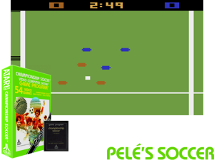 Championship Soccer (AKA Pele's Soccer) (1980) (Atari) (PAL) [!] Cover