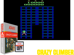 Crazy Climber (1983) (Atari) Cover