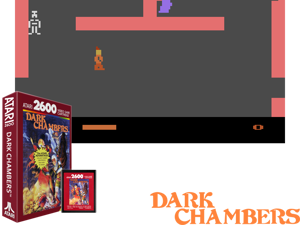 Dark Chambers (1988) (Atari) Cover