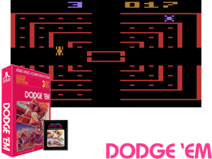 Dodge 'em (1980) (Atari) (PAL) [a1][!] Cover