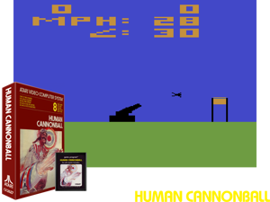 Human Cannonball (AKA Cannon Man) (32-in-1) (Atari) (PAL) [o1] Cover
