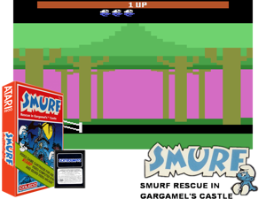 Smurfs - Rescue in Gargamel's Castle (1983) (CBS Electronics) (PAL) [a1][!] Cover