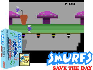 Smurfs Save the Day (1983) (Coleco) Cover