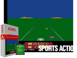 Sports Action Pak - Enduro, Ice Hockey, Fish, Dragster (1988) (HES) (PAL) [!] Cover