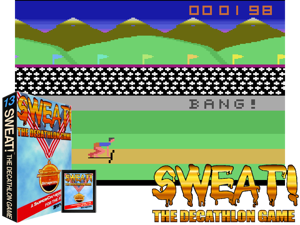 Sweat! - The Decathalon Game (2 of 2) (1982) (Starpath) (Prototype) [a1][b1] Cover
