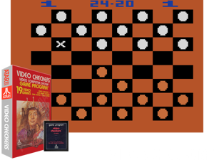 Video Checkers (1978) (Atari) Cover